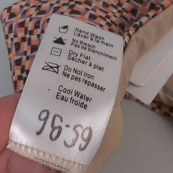 NEW L*Space Shine On Shimmer Camacho Bikini Bottom Multicolor Metallic Geometric - Picture 10 of 11